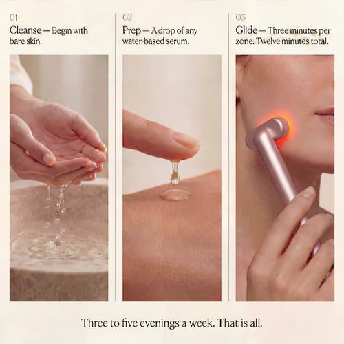 Red light therapy wand 4-in-1