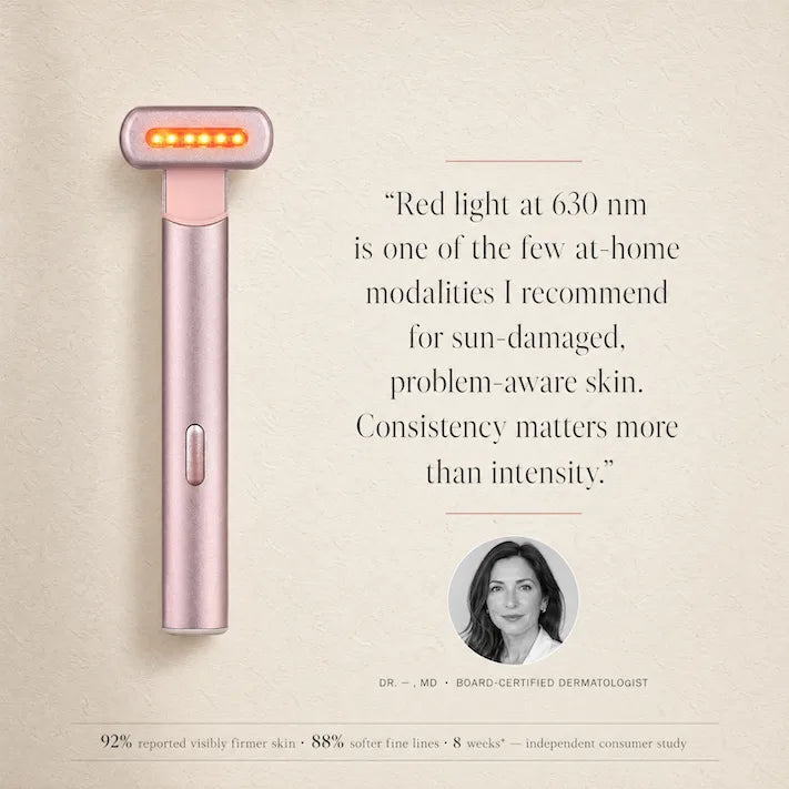 Red light therapy wand 4-in-1