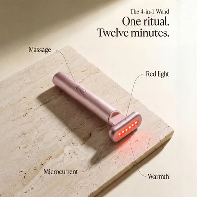 Red light therapy wand 4-in-1